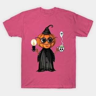 Pumpkin boy with coffee T-Shirt